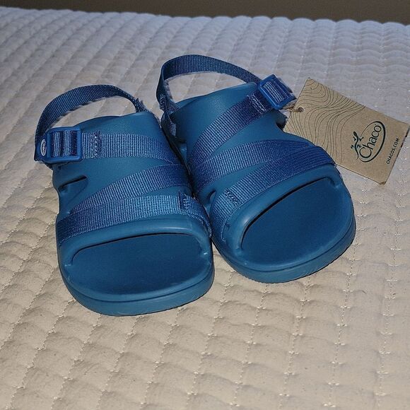 New Chaco Chillos Light Blue Adjustable Strap Performance Sport Sandals Size 2 - Picture 13 of 13